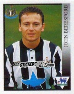 Sticker John Beresford - Premier League Inglese 1993-1994 - Merlin