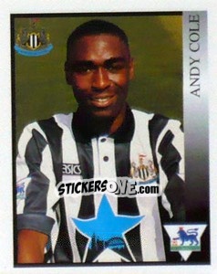 Figurina Andy Cole - Premier League Inglese 1993-1994 - Merlin