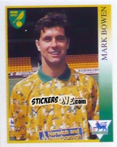 Cromo Mark Bowen - Premier League Inglese 1993-1994 - Merlin