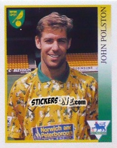 Sticker John Polston - Premier League Inglese 1993-1994 - Merlin