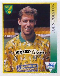 Figurina John Polston - Premier League Inglese 1993-1994 - Merlin