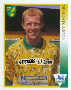Sticker Gary Megson - Premier League Inglese 1993-1994 - Merlin