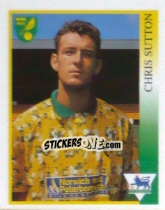 Sticker Chris Sutton - Premier League Inglese 1993-1994 n. 294 - Merlin