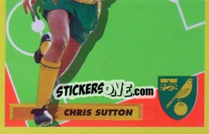 Figurina Chris Sutton (Star Player 2/2) - Premier League Inglese 1993-1994 - Merlin