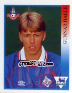 Sticker Gunnar Halle - Premier League Inglese 1993-1994 - Merlin