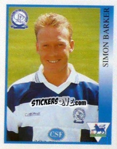 Figurina Simon Barker - Premier League Inglese 1993-1994 - Merlin