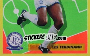 Cromo Les Ferdinand (Star Player 2/2) - Premier League Inglese 1993-1994 - Merlin