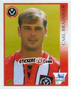 Figurina Carl Bradshaw - Premier League Inglese 1993-1994 - Merlin