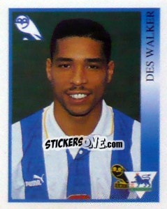 Sticker Des Walker - Premier League Inglese 1993-1994 n. 365 - Merlin
