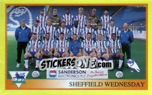 Sticker Team Photo - Premier League Inglese 1993-1994 - Merlin