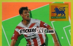 Figurina Matthew Le Tissier (Star Player 1/2) - Premier League Inglese 1993-1994 - Merlin