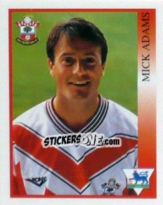 Figurina Mick Adams - Premier League Inglese 1993-1994 - Merlin