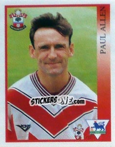 Figurina Paul Allen - Premier League Inglese 1993-1994 - Merlin