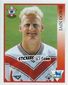 Figurina Iain Dowie - Premier League Inglese 1993-1994 - Merlin