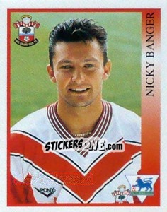 Figurina Nicky Banger - Premier League Inglese 1993-1994 n. 395 - Merlin
