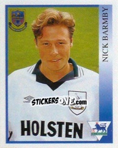 Cromo Nicky Barmby - Premier League Inglese 1993-1994 - Merlin