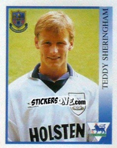 Sticker Teddy Sheringham - Premier League Inglese 1993-1994 - Merlin