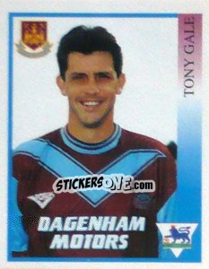 Figurina Tony Gale - Premier League Inglese 1993-1994 - Merlin