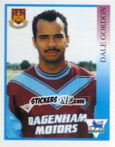 Sticker Dale Gordon - Premier League Inglese 1993-1994 - Merlin