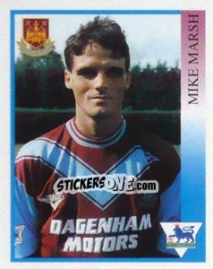 Figurina Mike Marsh - Premier League Inglese 1993-1994 - Merlin