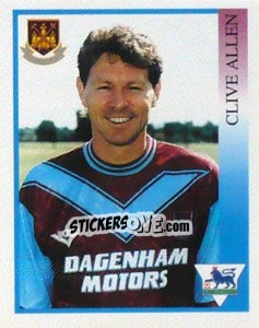 Figurina Clive Allen - Premier League Inglese 1993-1994 - Merlin