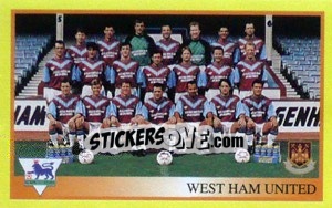 Sticker Team Photo - Premier League Inglese 1993-1994 n. 450 - Merlin