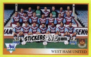 Figurina Team Photo - Premier League Inglese 1993-1994 - Merlin