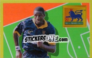 Sticker John Fashanu (Star Player 1/2) - Premier League Inglese 1993-1994 n. 455 - Merlin