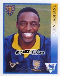 Figurina John Fashanu - Premier League Inglese 1993-1994 - Merlin