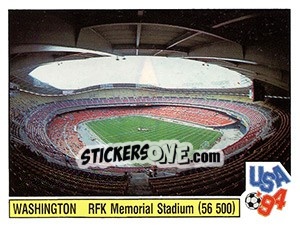 Sticker Washington - FIFA World Cup USA 1994. Dutch version - Panini