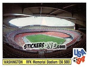 Sticker Washington - FIFA World Cup USA 1994. Dutch version n. 13 - Panini