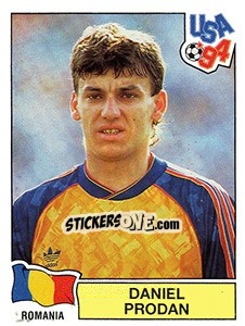 Sticker Daniel Prodan - FIFA World Cup USA 1994. Dutch version - Panini