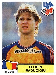Sticker Florin Raducioiu - FIFA World Cup USA 1994. Dutch version - Panini