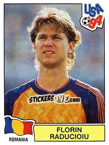 Sticker Florin Raducioiu - FIFA World Cup USA 1994. Dutch version n. 70 - Panini