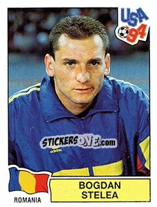 Sticker Bogdan Stelea - FIFA World Cup USA 1994. Dutch version n. 72 - Panini