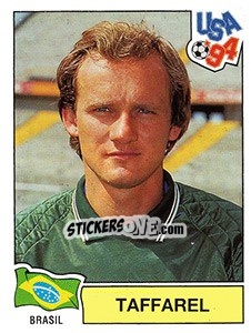 Sticker Taffarel - FIFA World Cup USA 1994. Dutch version n. 73 - Panini