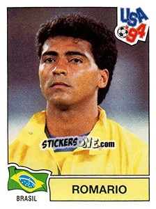 Sticker Romario - FIFA World Cup USA 1994. Dutch version - Panini