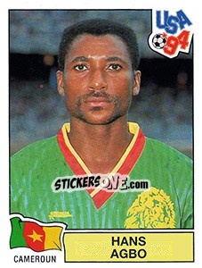 Sticker Hans Agbo - FIFA World Cup USA 1994. Dutch version n. 94 - Panini