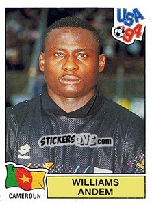 Sticker Williams Andem - FIFA World Cup USA 1994. Dutch version n. 110 - Panini