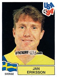 Figurina Jan Eriksson - FIFA World Cup USA 1994. Dutch version - Panini