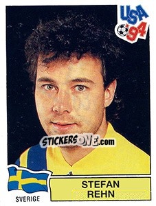 Sticker Stefan Rehn - FIFA World Cup USA 1994. Dutch version n. 125 - Panini
