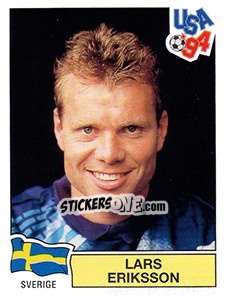 Sticker Lars Eriksson - FIFA World Cup USA 1994. Dutch version n. 129 - Panini