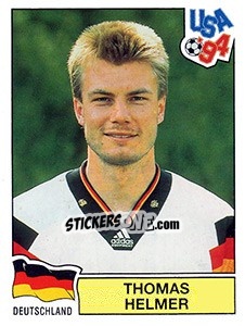 Sticker Thomas Helmer - FIFA World Cup USA 1994. Dutch version n. 131 - Panini