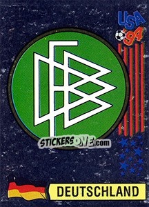 Sticker Emblem Deutschland - FIFA World Cup USA 1994. Dutch version - Panini