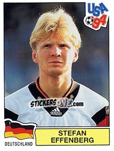 Sticker Stefan Effenberg - FIFA World Cup USA 1994. Dutch version - Panini