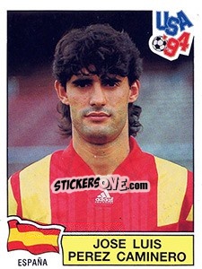 Figurina Jose Luis Perez Caminero - FIFA World Cup USA 1994. Dutch version n. 160 - Panini