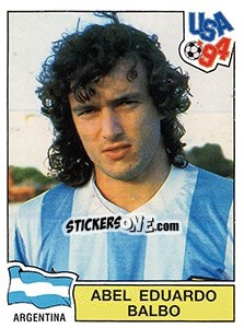 Sticker Abel Eduardo Balbo - FIFA World Cup USA 1994. Dutch version n. 219 - Panini
