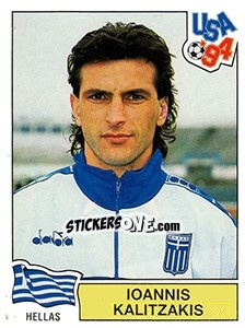 Cromo Ioannis Kalitzakis - FIFA World Cup USA 1994. Dutch version - Panini