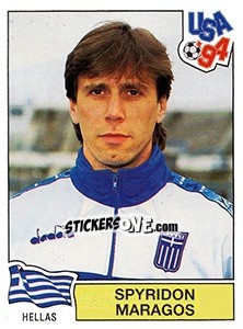 Sticker Spyridon Maragos - FIFA World Cup USA 1994. Dutch version n. 235 - Panini