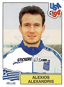 Sticker Alexios Alexandris - FIFA World Cup USA 1994. Dutch version n. 238 - Panini